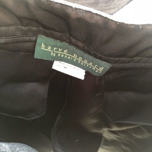 Silk Black Cargo Pants